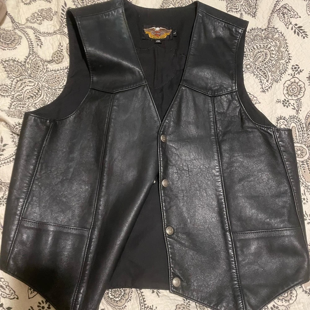 Harley Davidson vest in amazing condition